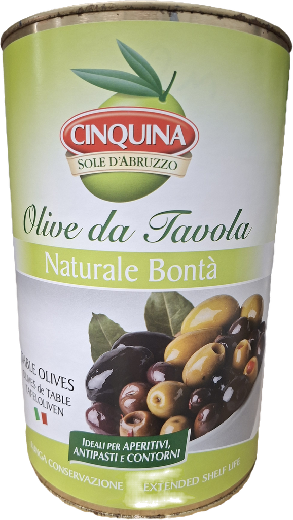 Olive nere a Rondelle 4500 g   Cinquina