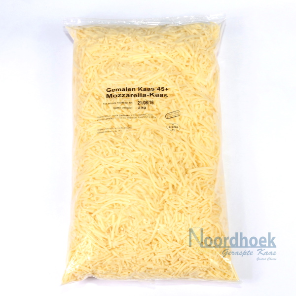 Mozzarella/Kaasmix  5 x 2 kg. per crt.