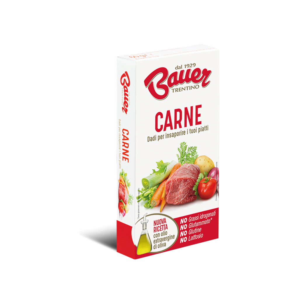 Dado per Brodo Carne evo 60 gr. Bauer