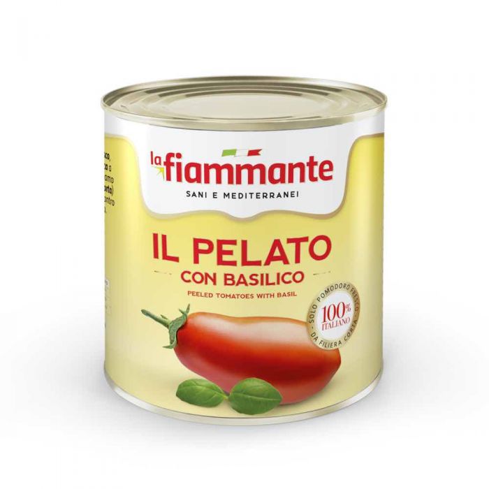 Pelati con Basilico 3400 gr. La Fiammante