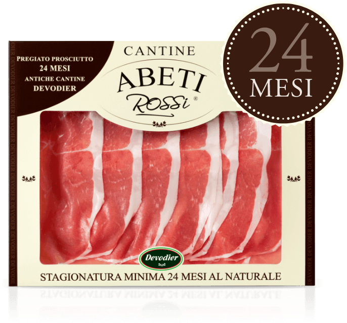 Prosciutto Abeti Rossi  24 m 80 gr VV Devodier