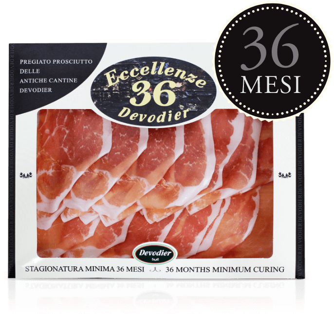 Prosciutto Eccelenze 36m 70 gr VV Devodier