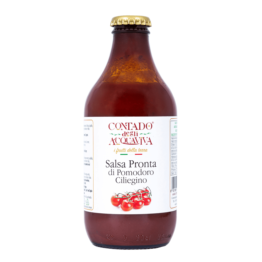 Salsa Pronta di Pomodoro Ciliegino 330gr Contado