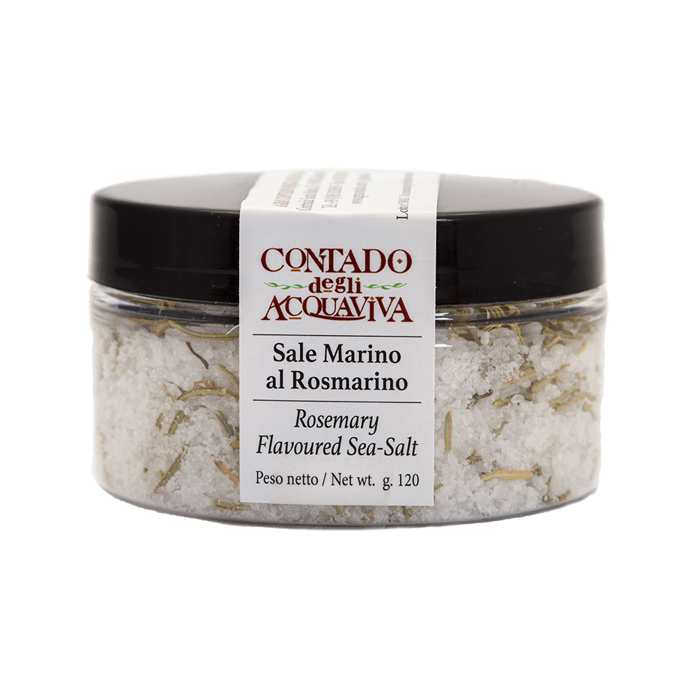 Sale Marino al Rosmarino vaso 120 gr Contado