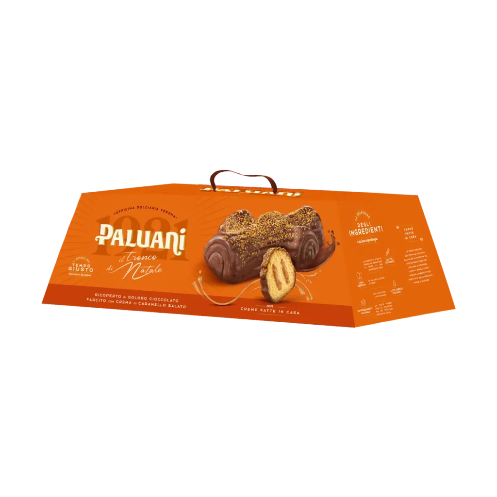Tronco di Natale Caramel Salato  750gr. Paluani 