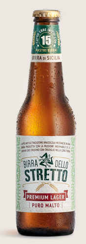 Birra Dello Stretto 5%  33 cl.  Messina 
