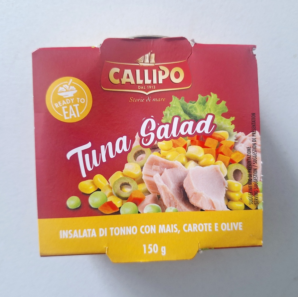 Insalata di Tonno Mais Carote Olive 150 gr. Callipo 