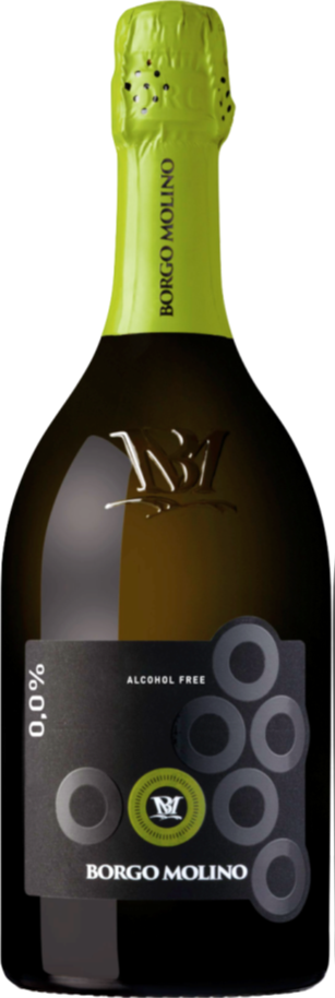 0.0% GLERA SPUMANTE DEALCOLATO ALCOHOL FREE DRY Borgo Molino