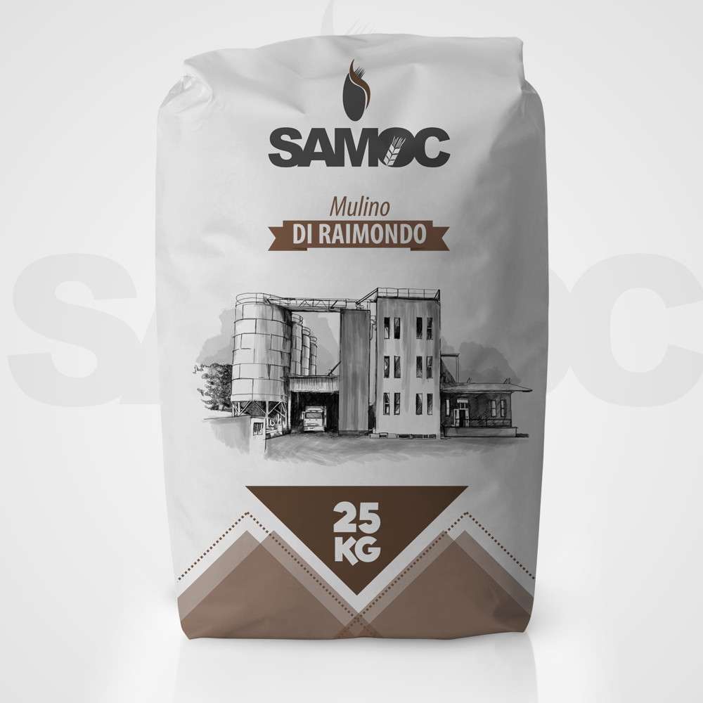 Semola Grof bruin  25kg  Russelo  SAMOC  