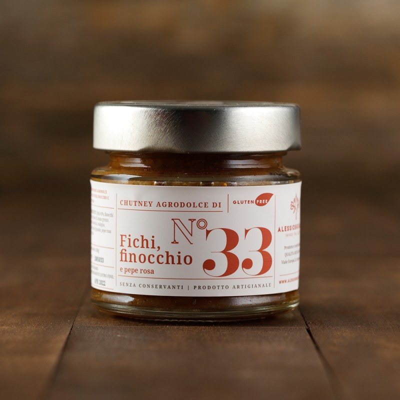 No 33 Chutney Fichi, Finocchio e Pere rosa