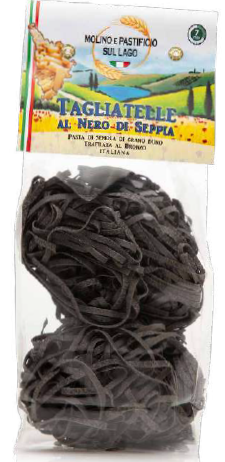 Tagliatelle al nero di Seppia Sul Lago 250 gr.    Giuseppe Bertoli