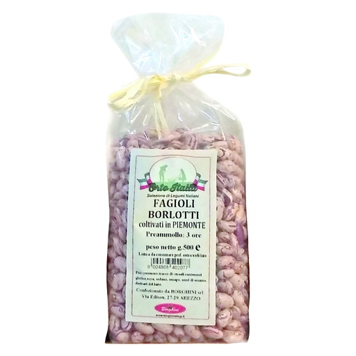 [06041] Fagioli Borlotti   500 gr.      Borghini