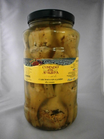 [06415] Carciofi con Gambo Romana   2.9 kg. Contado