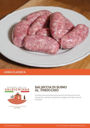 [09137] Salsiccia fresca finocchio