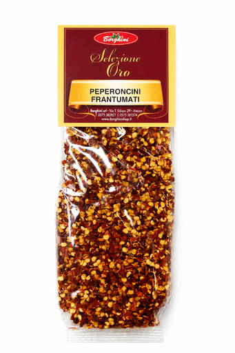 [08160] Peperoncini Frantumati  100 gr.    Borghini