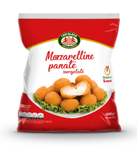 [12078] MOZZARELLINE PANATE  1 kg