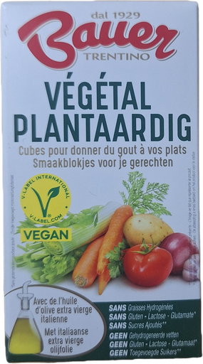 [08000] Dado per Brodo vegetale evo 60 gr.  Bauer