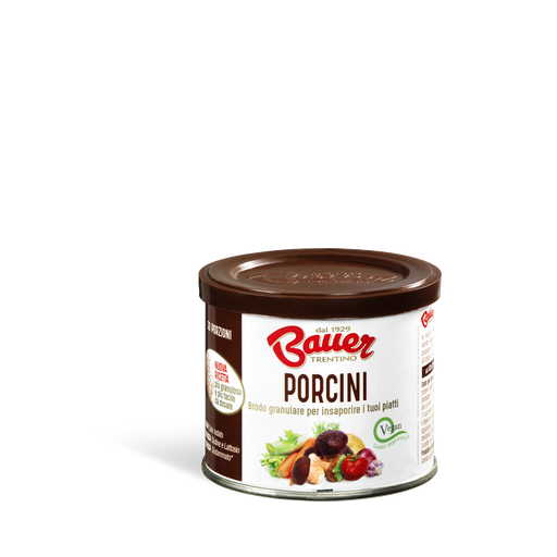 [08019_K] Brodo Granulare instant. Porcini / Funghi 120 gr. Bauer