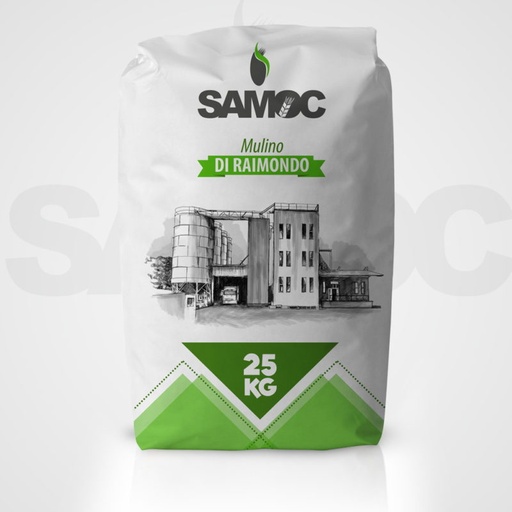 [03137]  Semola Rimacinata groen 25kg SAMOC  